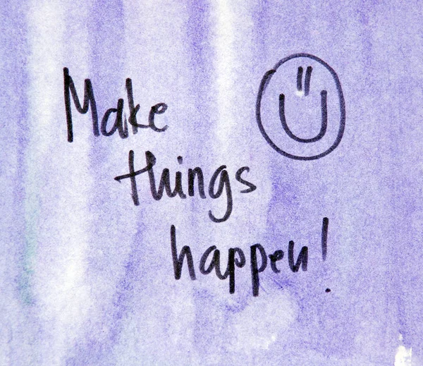 Make things happen — Stock Photo, Image