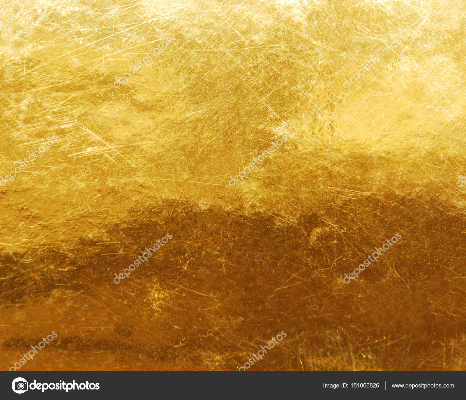 Metallic gold paint textured background Stock Photo