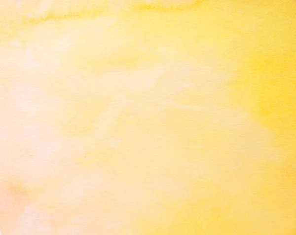 Yellow watercolor texture — Stock Photo, Image