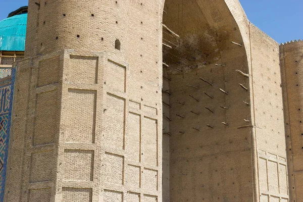 Mausoleum Abad Pertengahan Khoja Ahmed Yasawi Kota Turkestan Selatan Kazakhstan — Stok Foto