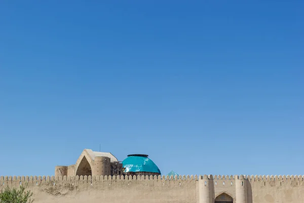 Středověké Mauzoleum Khawaja Ahmed Yasawi Městě Turkestán Jižním Kazachstánu Silk — Stock fotografie