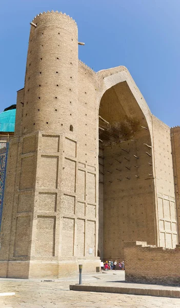 Turkestan Kazakhstan Agustus 2019 Mausoleum Abad Pertengahan Khoja Ahmed Yasawi — Stok Foto