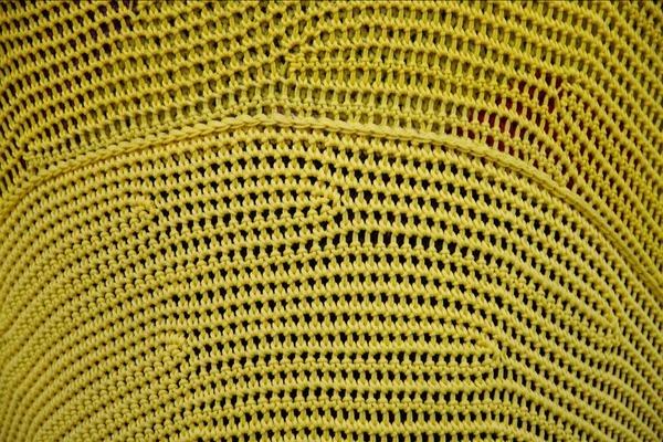 Padrão Crochê Close Padrão Tricô Azul Simples Para Fundo — Fotografia de Stock