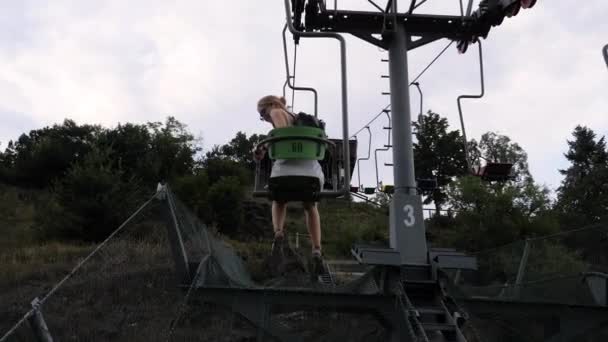 Cable cab in the Park — ストック動画