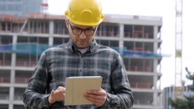 Mimar dijital Tablet kullanarak Site bina.