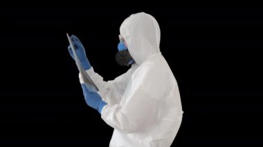 Solunum cihazındaki epidemiyoloji uzmanı hastaları radyograf Covid-19, Alpha Channel 'da zatürree olarak inceleyecek.