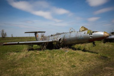 Doğu Ukrayna 'daki askeri uçak mezarlığı