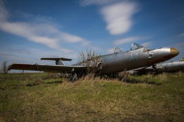 Doğu Ukrayna 'daki askeri uçak mezarlığı
