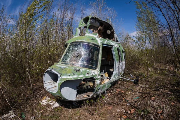 Cemitério Aeronaves Militares Leste Ucrânia — Fotografia de Stock