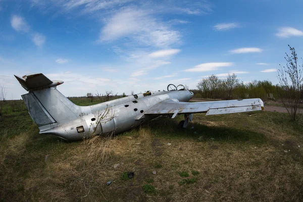 Cemitério Aeronaves Militares Leste Ucrânia — Fotografia de Stock