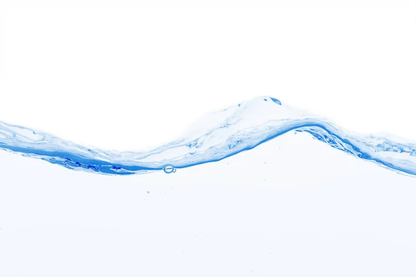 Волна воды на белом фоне Лицензионные Стоковые Фото