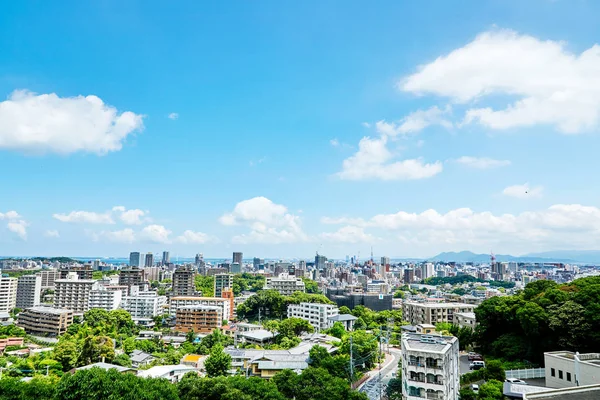 Landskapet i Fukuoka city — Stockfoto