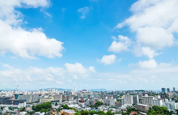 Landscape of Fukuoka city Stock Image