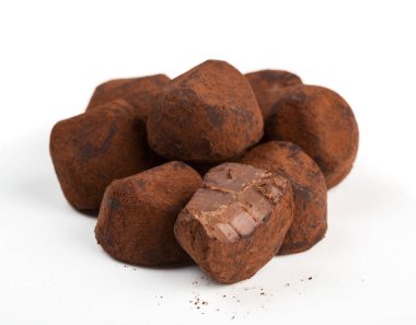 kakao tozu ile çikolata truffles 