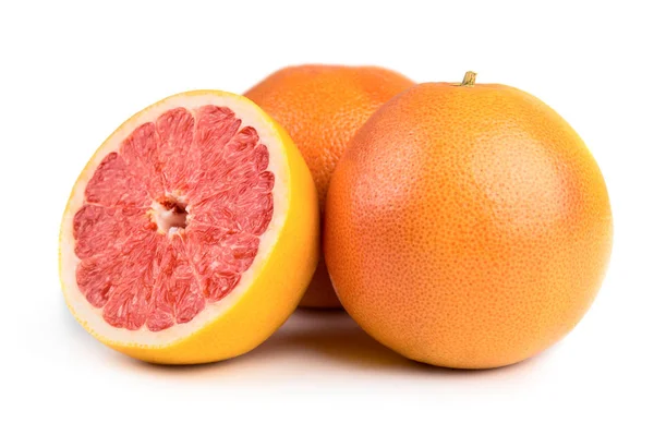 하얀 배경에 있는 오렌지 열매 — 스톡 사진