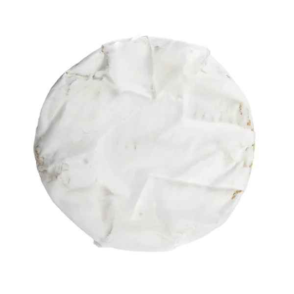 Queijo Camembert isolado sobre fundo branco — Fotografia de Stock