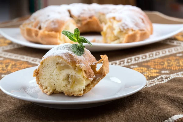 Zoete appeltaart — Stockfoto