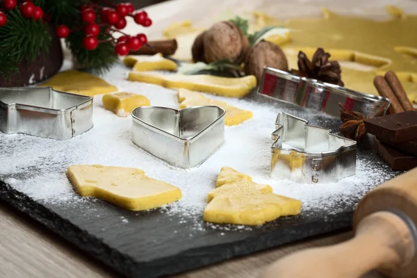 Christmas Ginger baking — Stock Photo, Image