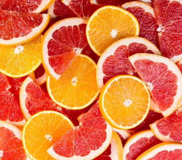 Orange and grapefruit background — Stock Photo, Image