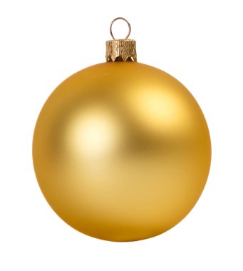 Altın christmas topu