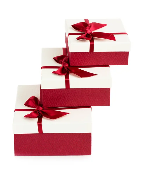 Christmas gifts in box — Stock Photo, Image