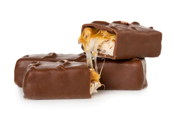 Closeup of broken chocolate bar — Stock Photo, Image