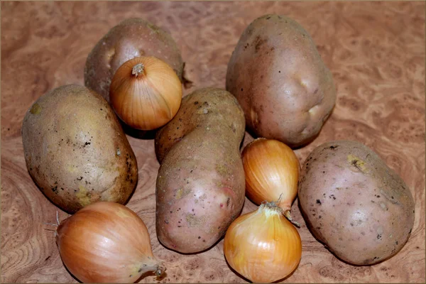 Grandes frutos de batata vegetal — Fotografia de Stock
