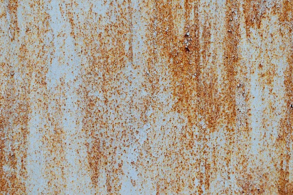 Rysunek z rdzy na metalowej ścianie. — Zdjęcie stockowe