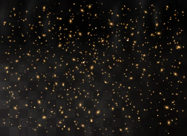Αστέρια Εφέ Λάμψης Φωτός Διάνυσμα Λάμπει Διαφανές Φόντο Χριστουγεννιάτικο Αφηρημένο — Διανυσματικό Αρχείο