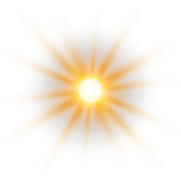 Sunlight Translucent Special Design Light Effect Vector Illustration — Stock Vector