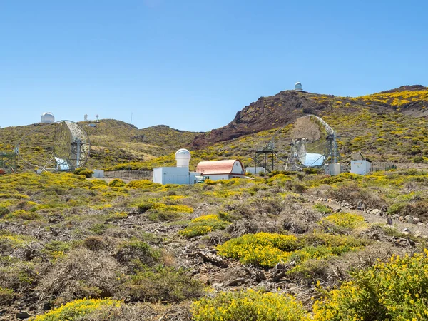 Telescopes Roque Los Muchachos Island Palma Canary Islands — Stock Photo, Image