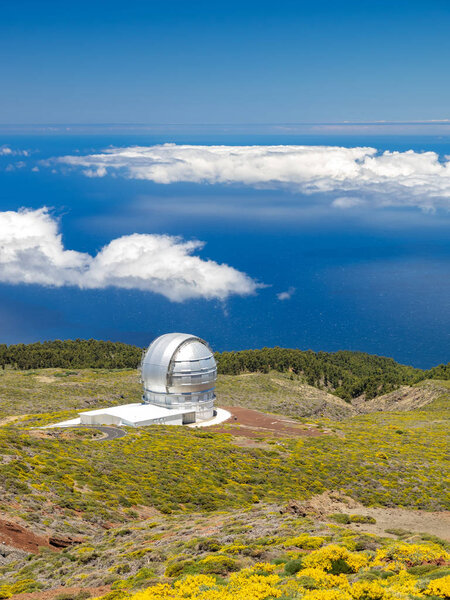The Gran Telescopio Canarias at the Roque de los Muchachos, on the island of La Palma, Canary Islands.
