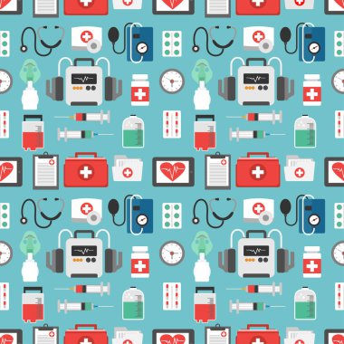 Tıbbi sorunsuz tasarım düz.