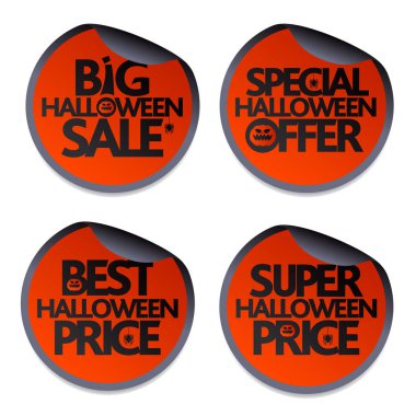Büyük Halloween Satılık etiket 
