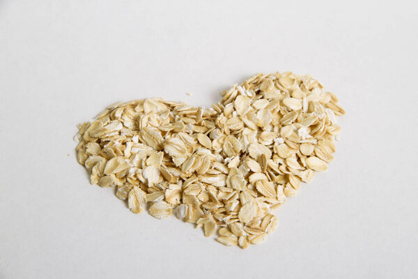 Овсяные хлопья сердца
