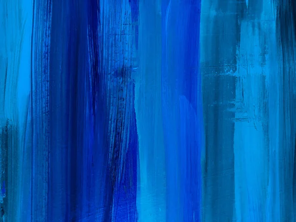 Klasyczny Niebieski Obraz Olejny Tekstury Nowoczesna Abstarct Art Modne Tło — Zdjęcie stockowe