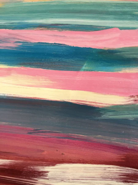 Yağlı boya renkli dokular. Tablo üzerindeki sanat eserinin soyut bir parçası. Yağlı boya lekeleri. Fırça darbeleri. Modern sanat. Renkli bir geçmiş. Sarı, pembe, çam yeşili, kırmızı. Gökkuşağı