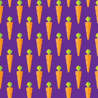 havuç hisse senedi vektör desen mor zemin üzerine