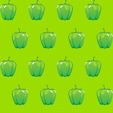 yeşil biber hisse senedi vektör desen duvar kağıdı, desen, web, blog, yüzey, dokular, grafik ve baskı için yeşil zemin üzerine