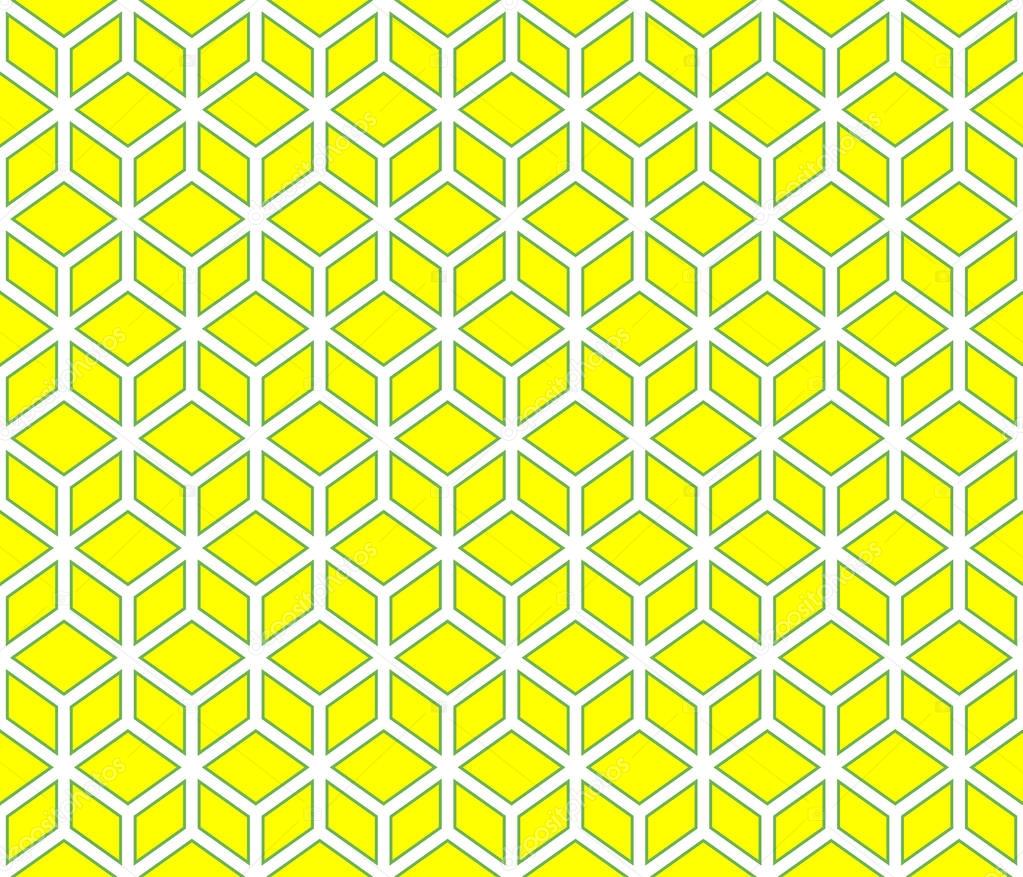 yellow contour abstract geometrical cubes green border seamless pattern backgrounds. Available in high-resolution jpeg in several sizes & editable eps file, can be used for wallpaper, pattern, web, blog, surface, textures, graphic & printing