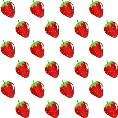 çilek meyve kontur soyut Dikişsiz desen beyaz arka plan üzerinde. Mevcut yüksek çözünürlüklü jpeg formatta çeşitli boyutları ve düzenlenebilir eps dosyası, kullanılabilir duvar kağıdı, desen, web, blog, yüzey, dokular, grafik ve baskı için