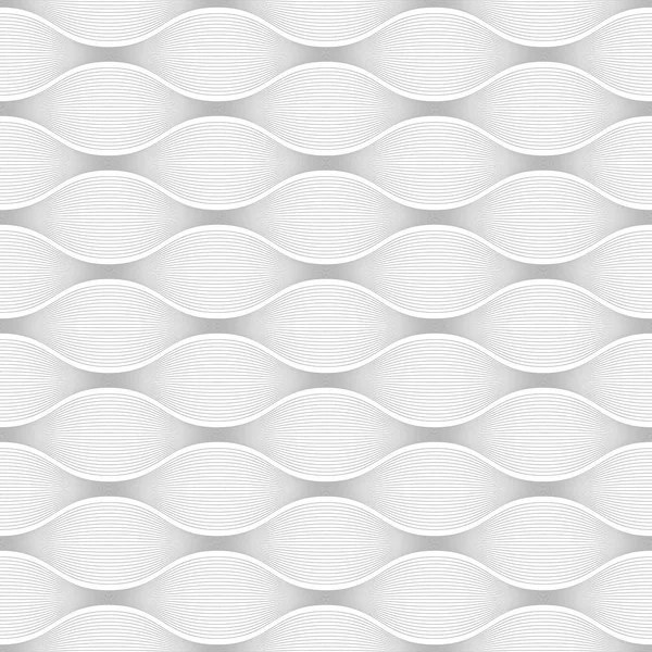 Geométrica Inconsútil Sombreado Líneas Forma Ovalada Sobre Fondo Blanco Disponible — Archivo Imágenes Vectoriales