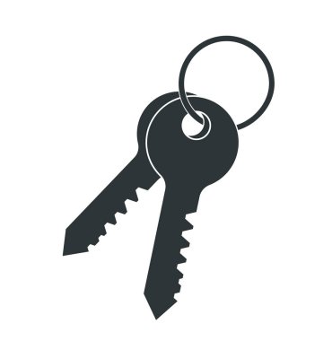 Anahtar simgesi. Bir sürü anahtar..