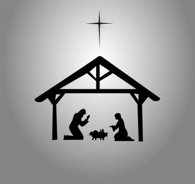 İsa 'nın Doğuşu. Beytüllahim yıldızı.