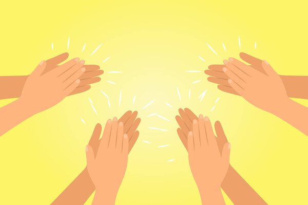 Руки хлопают. Аплодисменты. Поздравляю с хлопанием. Энтузиазм
.