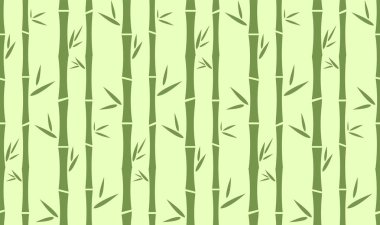 Bambu desenli kusursuz bir arka plan. Bambu dalları ve yaprakları.