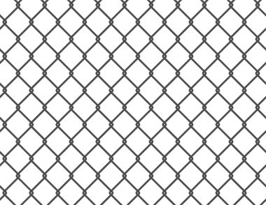 Metal şablon, çit siyah, pürüzsüz arkaplan.