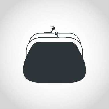 Cüzdan simgesi. Vektör