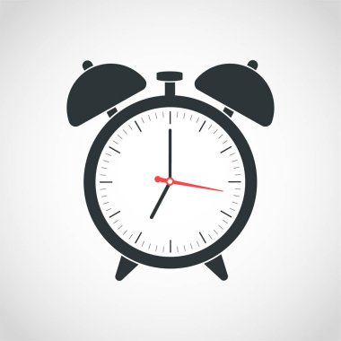 Alarm saat simgesi. Uyan!.