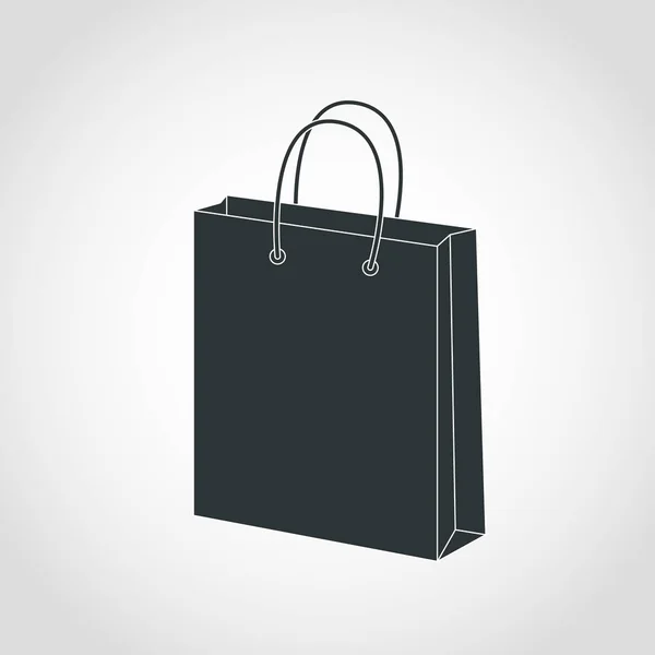 Icono de bolsa. Compras . — Archivo Imágenes Vectoriales